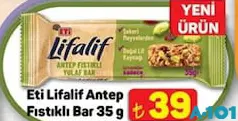 ETİ LİFALİF ANTEP FISTIKLI BAR 35 G fiyat ve kampanya bilgisi